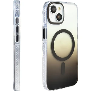 Apple iPhone 13 Magsafe Şarj Özellikli Düşmeye Dayanıklı Renk Akışlı Prismguard Kapak Kılıf