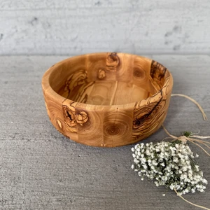 Zeytin Ağacı Kase Düz (18 cm)
