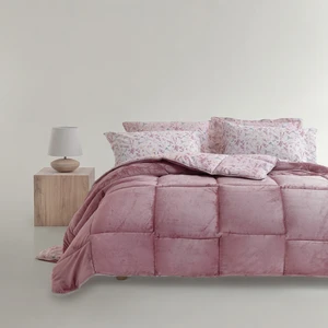 Zoa Çift Kişilik Triola Uyku Seti - Pudra