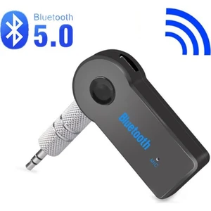 Kablosuz Bluetooth Aux Araç Kiti 5,0 Bluetooth Yeni Sürüm 3,5 Jack Girişli