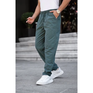 3A Moda Erkek Yazlık Keten Karışımı Rahat Pantolon