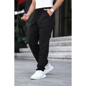 3A Moda Haki Renk Erkek Yazlık Keten Karışımı Relaxed Pantolon