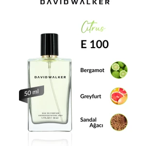 David Walker E100 Benust 50 ml Erkek Parfüm | Citrus