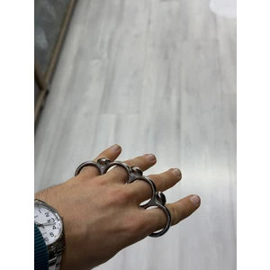 Gümüş Renkli Aksesuar Muşta Süs Muşta