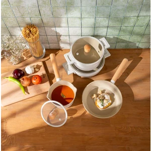 Crystal Elegant Tencere Seti Bej