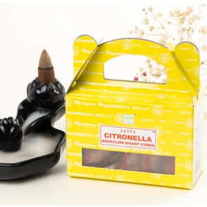 Citronella Aromalı Geri Akışlı Şelale Tütsü