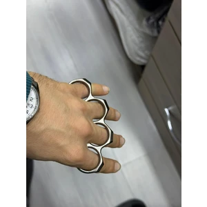 Gümüş Renk Aksesuar Sade Görünümlü Muşta Süs Muşta