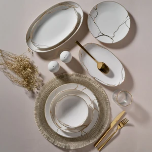 Güral Porselen Camelia 54 Parça 12 Kişilik Yemek Takımı 6687