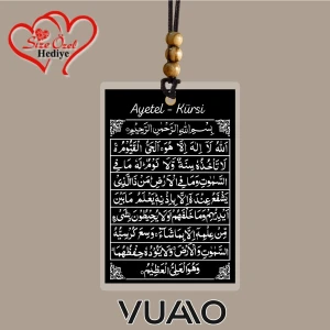 Kişiye Özel Isimli ve Fotoğraflı Ayetel - Kürsi Araba Süsü - Araba Hediyesi Dikiz Aynası Süsü