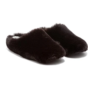 Stone Kadın Peluş Ev Terliği Siyah 37/41