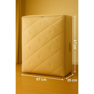 Maxi Boy Şeffaf Hurç 47X67X35 cm Yorgan, Battaniye, Kıyafet Saklama ve Düzenleme Çantası
