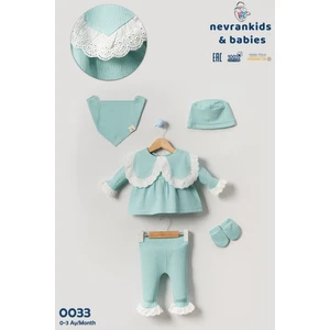 Kız Bebek Fistolu Waffle Hastane Çıkışı 5'li Yeni Doğan Seti 0-3 Ay