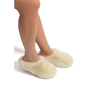 Stone Kadın Peluş Ev Terliği Bej 37/41