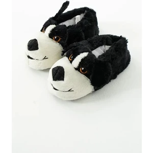 Unisex Köpek Figürlü Peluş Panduf Ev Pandufu Ev Botu Ev Ayakkabısı Ayağı Sıcak Tutar
