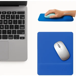 Bilek Destekli Mousepad - Kaymaz Mouse Ped - Fare Pedi - Dikdörtgen Mouse Altlığı - Dikdörtgen Mousepad - Mouseped