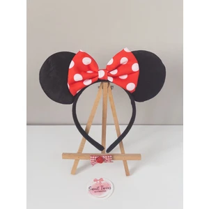 Minnie Mouse Puantiyeli Çocuk Taç