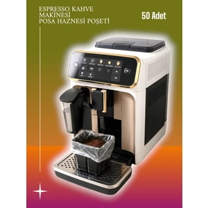 Kahve Makinesi Posa Haznesi Poşeti 50 Adet (17CM x 25CM)