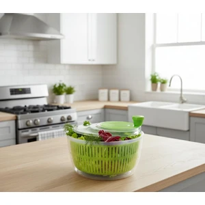 Berina Home Salata ve Sebze Kurutucu Jumbo Boy 5 Litre – Bpa Free, Bulaşık Makinesine Uyumlu