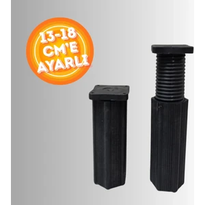 13-18 Cm'e Ayarlanabilir Destek Ayağı Orta Ayak Yükseltilebilir Koltuk Mobilya Orta Ayağı