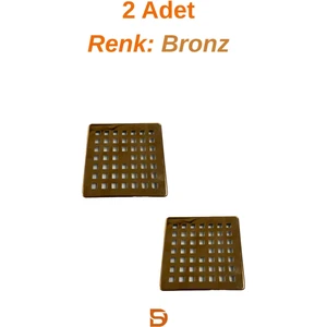 2 Adet Paslanmaz Çelik Yer Süzgeci Izgarası 10X10 Uyumlu