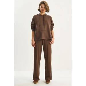 Kadın Bisiklet Yaka Oversize Alt-Üst Takım