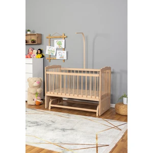 Ahşap Beşik Anne Yanı Sallanır  70X130 - Uyku Setsiz ve Yataksız
