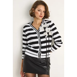 Kadın Çizgili Hırka