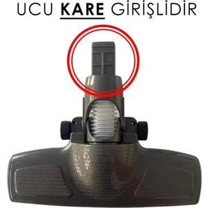 Provac P5000 Süpürge Emici Başlık Gri (Kare Giriş)