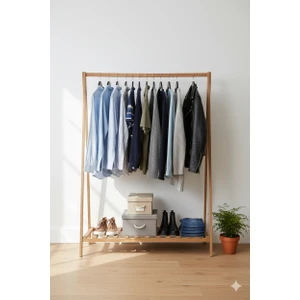 Konfeksiyon Elbise Askılık Tek Raflı 148*105 cm