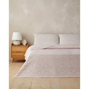 Blossira Kolay Ütülenir Çift Kişilik Nevresim Takımı 200X220 cm Pembe