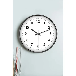 30 cm Gerçek Camlı Akar Saniyeli Ince Çerçeveli Duvar Saati  7177941