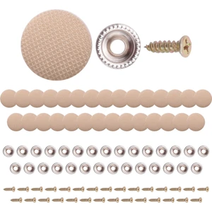 30PCS Araba Tavan Bezi Sabitleme Vidalı Araba Çatı Sabit Toka Snap Perçinler Tutucu Otomotiv Tavan Döşemesi Onarım Düğmesi Bej (Yurt Dışından)