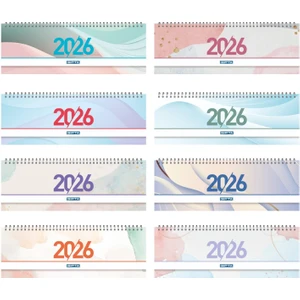 Brite 2026 12X33 Spiralli Haftalık Beyaz Masa Takvimi 504-BTK