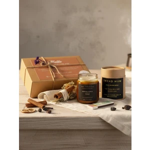 Trend Mum %100 Doğal Anti Tobacco Kokulu Mum, Konsept Hediyelik Mum, Kibrit, Bolluk Bereket Tütsü Demeti