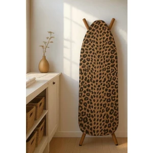 Leopar Desenli Ütü Masası Bezi