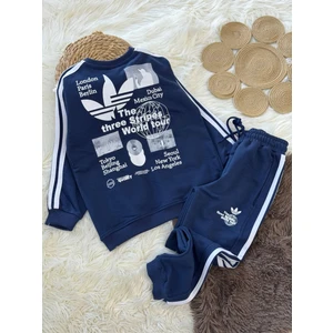 Çocuk Eşofman Takımı – Sırt Baskılı, 3 Iplik Kumaş