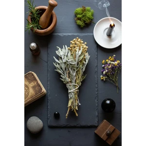 Trend Mum Arınma ve Nazar , Bolluk ve Bereket Ritüel Tütsü Adaçayı ve Üzerlik Otu Demeti