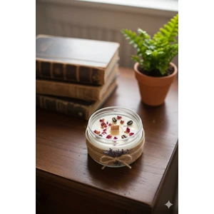 Trend Mum İskandinav Tasarımlı Kahve Çekirdekli Kahve Kokulu Dekoratif Mum