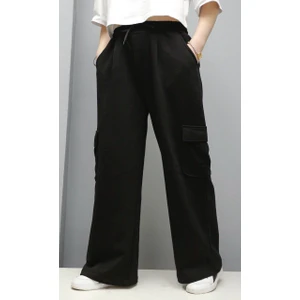 Kız Çocuk Kargo Cep Eşofman Altı