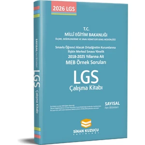 Meb Örnek Soruları Sayısal Çalışma Kitabı ( Fen Bilimleri ) 2026 LGS