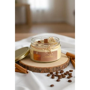 Trend Mum Kahve Çekirdekli Kahve Kokulu Mum, Hediyelik Mum