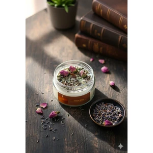 Trend Mum Arınma Ritüeli Lavanta Kokulu ve Üzerlik Tohumlu Mum , Hediyelik Mum