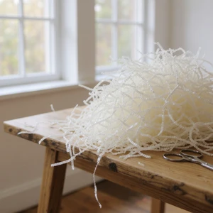 500 gr Zigzag Kırpık Kağıt , Kırpıntı Kağıt * Krem