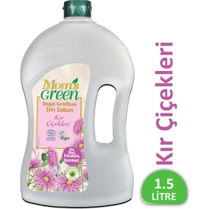 Mom's Green Doğal Sertifikalı Sıvı Sabun - Kır Çiçekleri 1500 ml Ecocert Cosmos