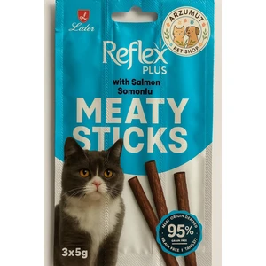 Reflex Plus Meaty Sticks Somonlu Tahılsız Kedi Ödül Çubuğu 3x5 gr