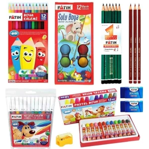 Okul Kırtasiye Boyama Seti