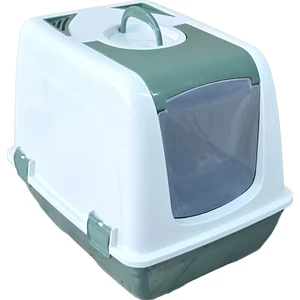 Şenyayla Plastik Kapalı Kedi Kumu Kabı