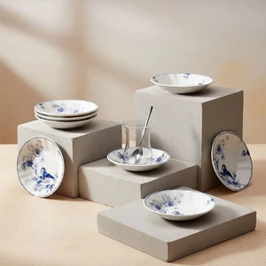 Güral Porselen Acem 6'lı Çay Tabağı Seti 1891