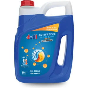 -55 Derece Hazır Karışım 3 Litre Mavi Antifriz - G11 (Üretim Yılı: 2025)