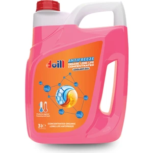 Konsantre - Saf 3 Litre Kırmızı Organik Antifriz - G12 (Üretim Yılı: 2025)